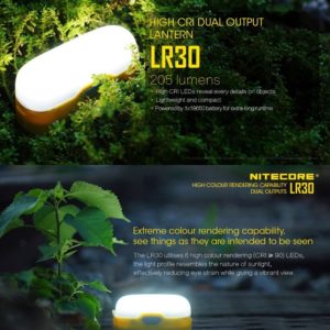 Pack NiteCore LR30 + Accu Li-ion 2600MAh