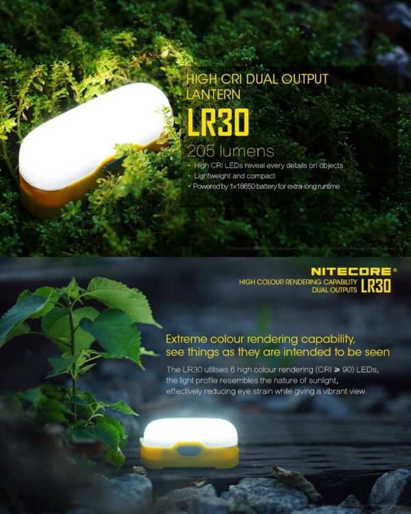 Pack NiteCore LR30 + Accu Li-ion 2600MAh
